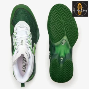 Giày Tennis Nam Lacoste AG-LT23 Ultra X Daniil Medvedev 47SMA0101 2D2 Màu Xanh Lá Size 40