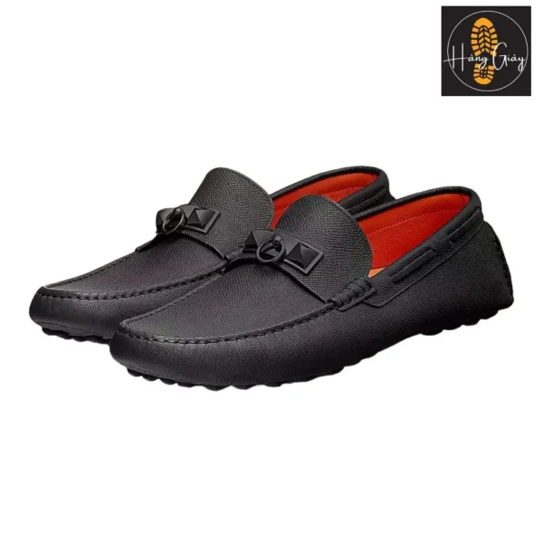 Giày Lười Nam Hermès Irving Loafer Noir - Sang Trọng Từng Bước Đi